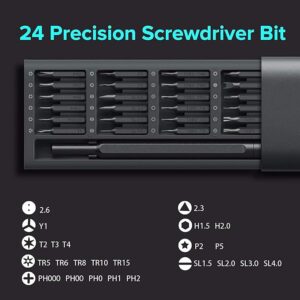 Xiaomi precisión, 24 Puntas magnéticas, Juego Destornillador de Bolsillo, Kit de Herramientas de reparación para electrónica | NUEVO